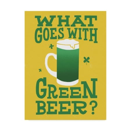 Michael Mullan 'Green Beer Cake I' Canvas Art,18x24